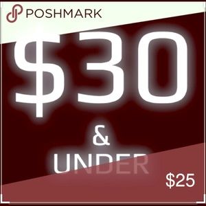 All items are $30 or under!